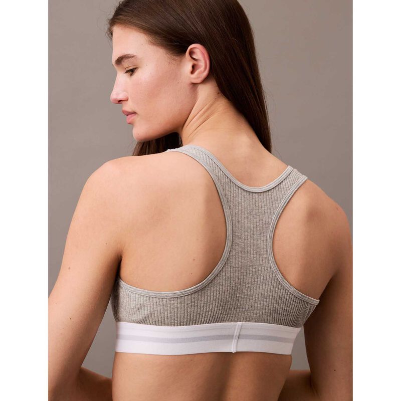 Calvin Klein Cotton Modal Stretch Rib Lightly Lined Bralette image number 1